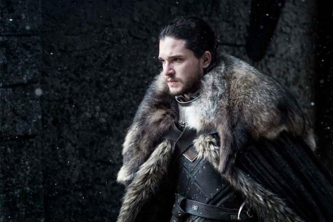Zo reageerde Kit Harington toen hij het laatste script van 'Game of Thrones' las
