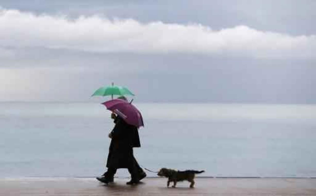 Grijs en buiig weer, vanaf het weekend opklaringen, begin volgende week droger en zonniger