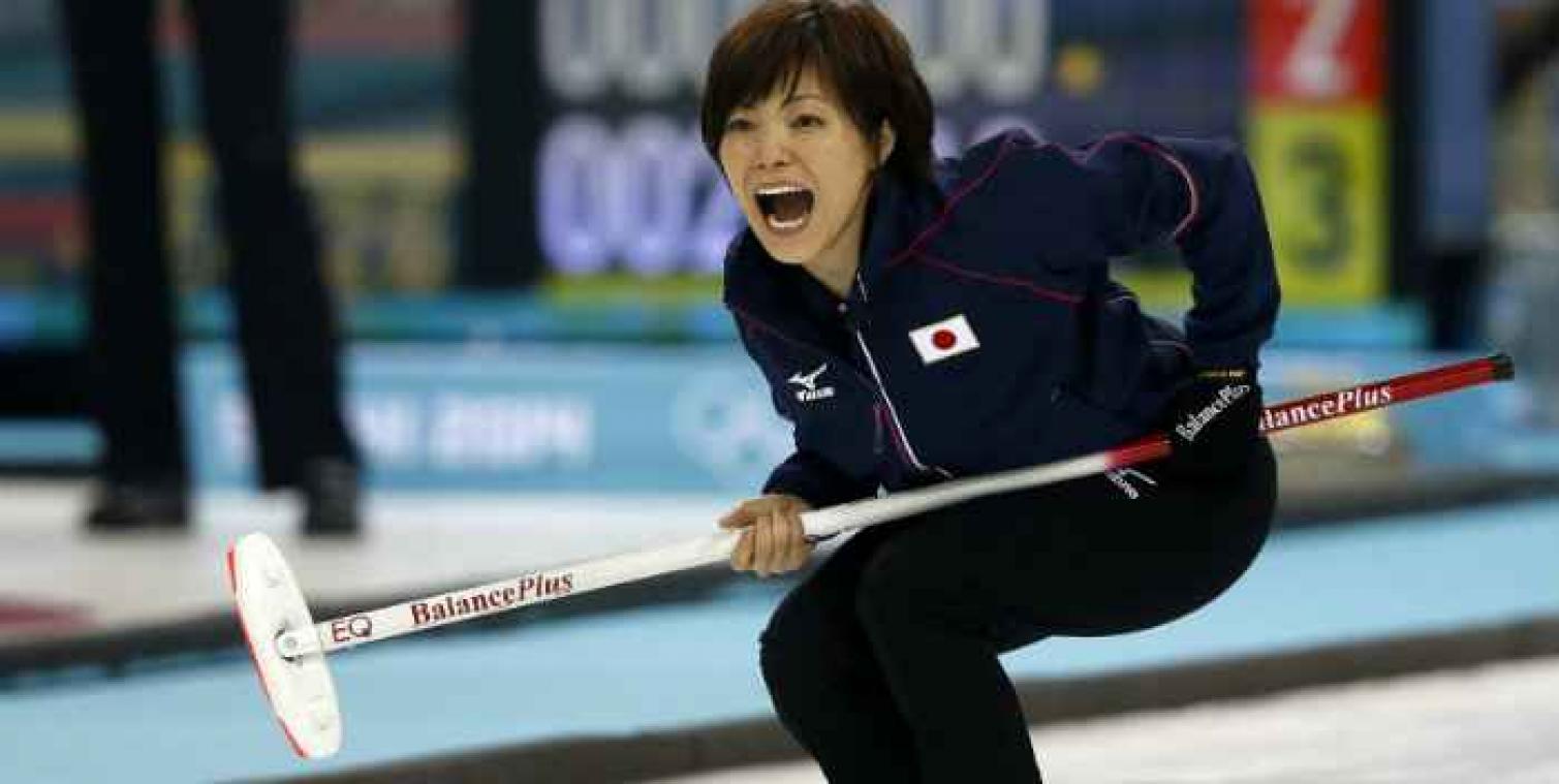 Curling maar dan met een kat