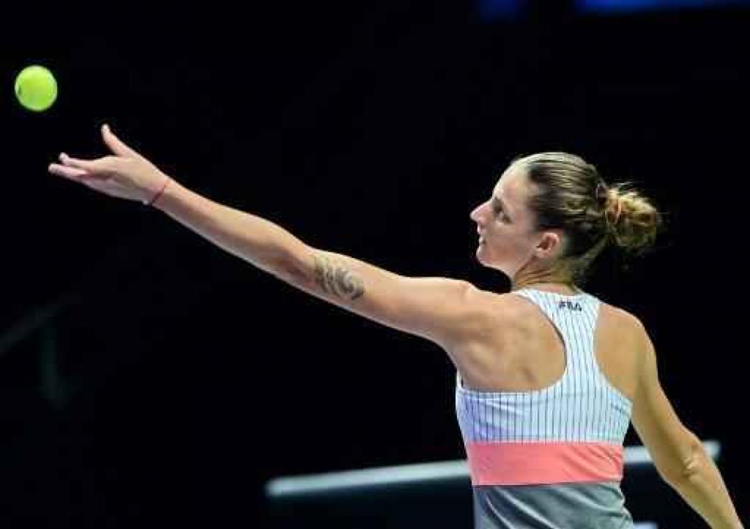 WTA masters - Karolina Pliskova wint ook tweede duel makkelijk en is zeker van halve finales