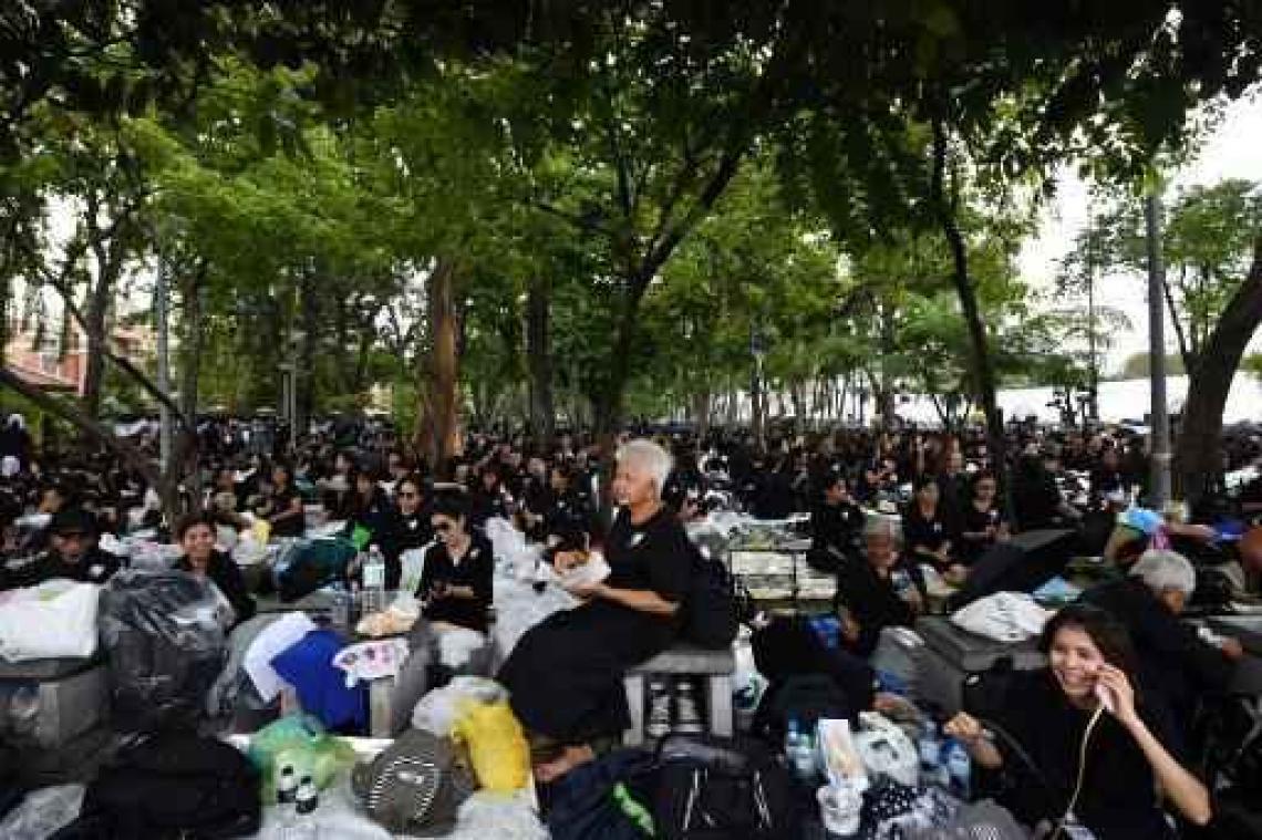 Vijfdaagse crematieceremonie voor Thaise koning Bhumibol begonnen