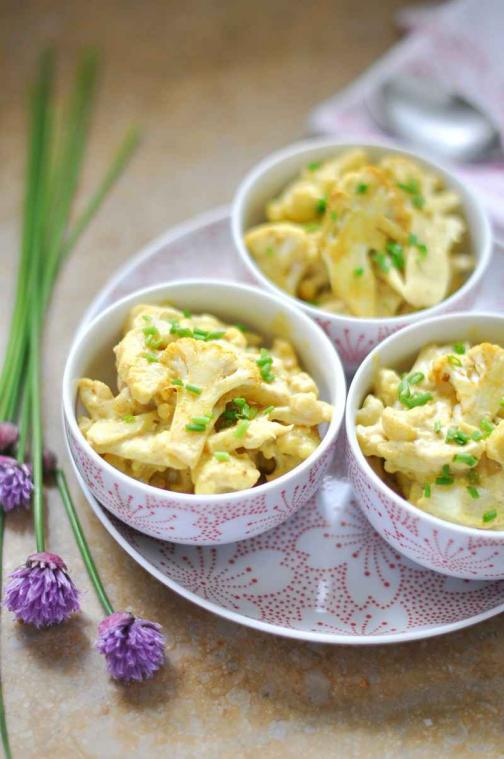 Bloemkoolcurry met kokosmelk