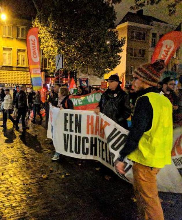 Studenten betogen tegen lezing van Francken in Antwerpen