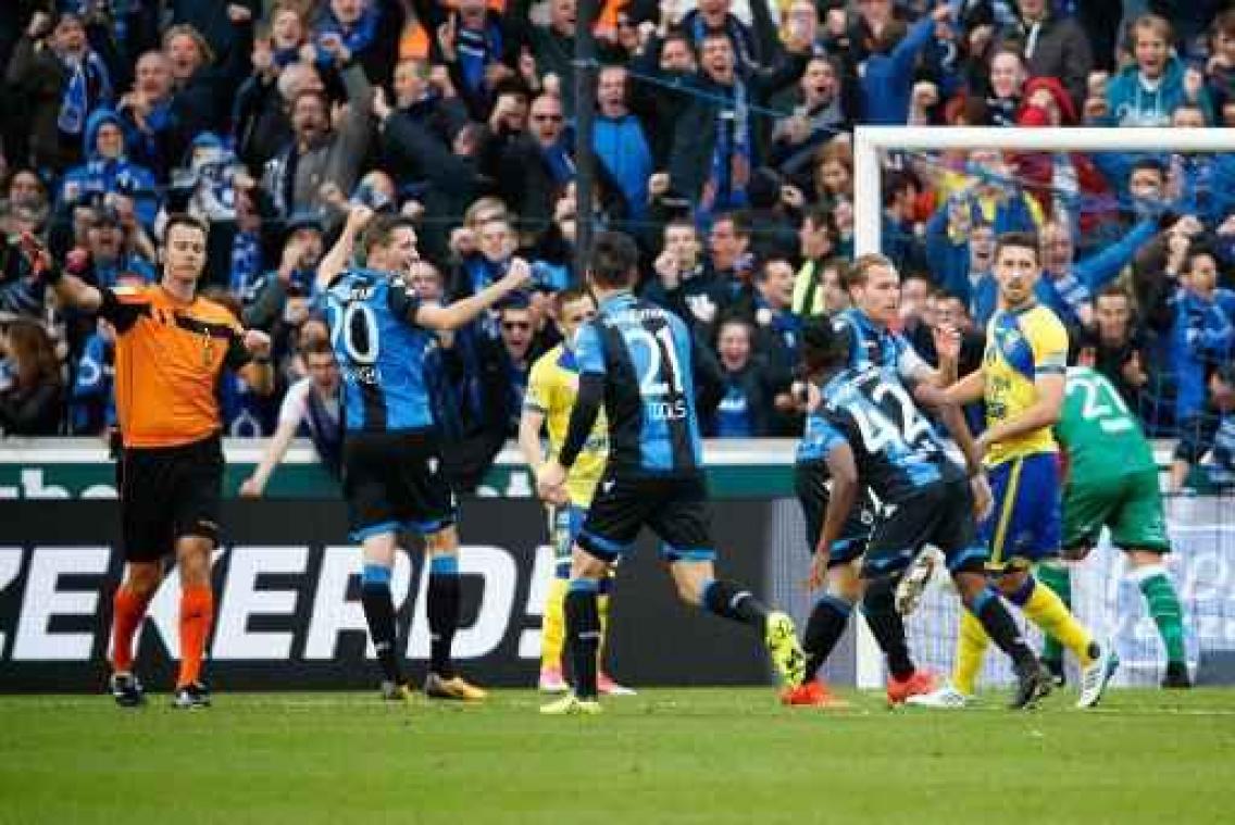 Club Brugge blijft met 4-1 zege tegen STVV foutloos in eigen huis