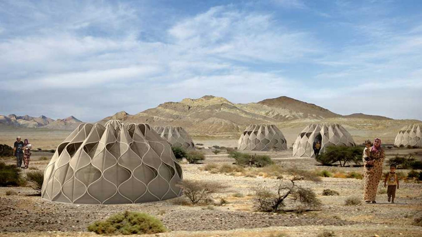 Architect ontwerpt inventieve tent voor vluchtelingen