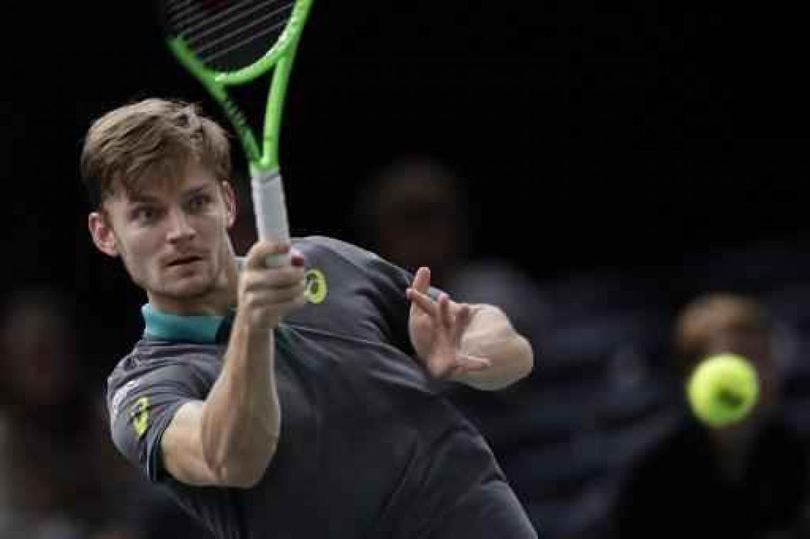 David Goffin nog niet zeker van plaats op ATP Finals