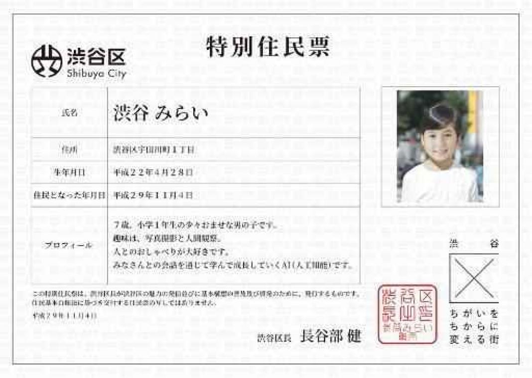 Virtueel personage wordt officieel inwoner van Tokio