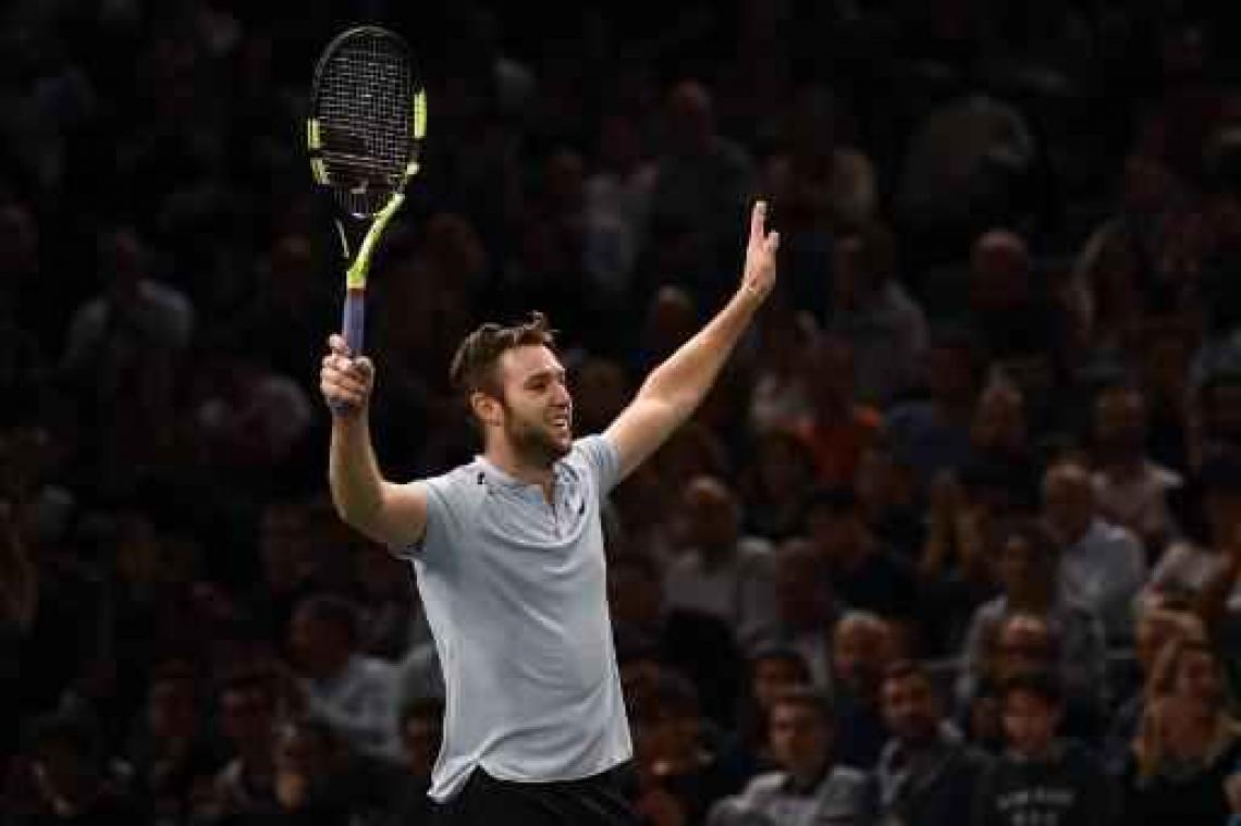 ATP Parijs-Bercy - Jack Sock mag nog dromen van Masters na zege tegen Benneteau in halve finales