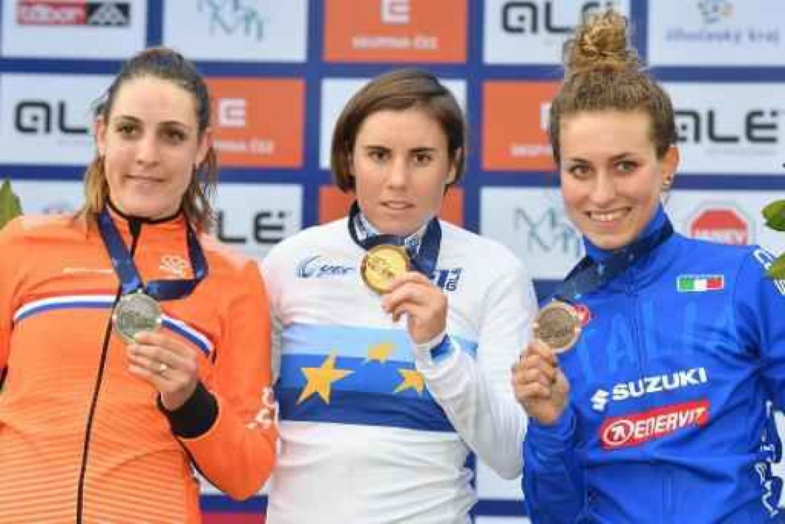 Sanne Cant na derde Europese titel veldrijden: "Zege doet veel deugd"