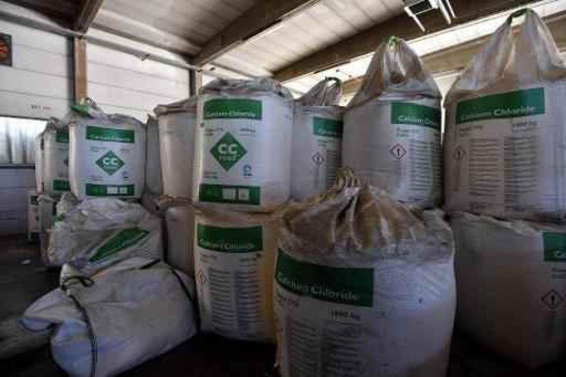 Agentschap Wegen en Verkeer houdt 108.000 ton strooizout paraat