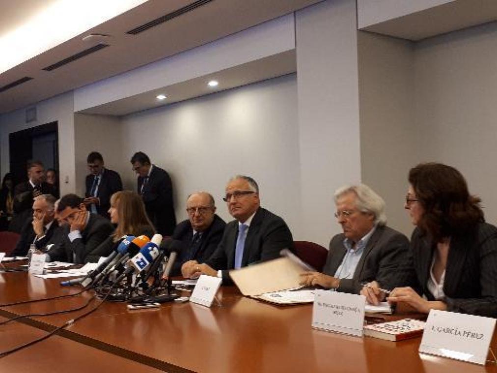 Delegatie van Catalaanse ondernemers manifesteert in Brussel tegen onafhankelijkheid