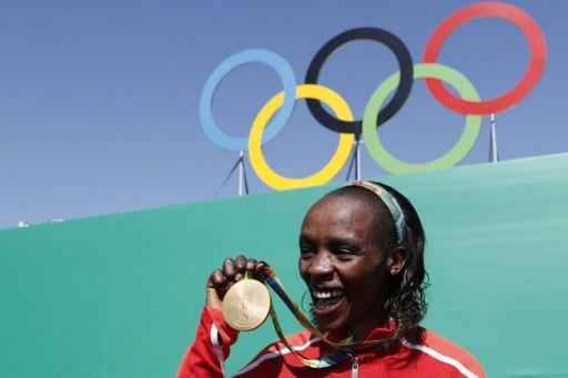 Keniaanse olympisch marathonkampioene Jemima Sumgong 4 jaar geschorst