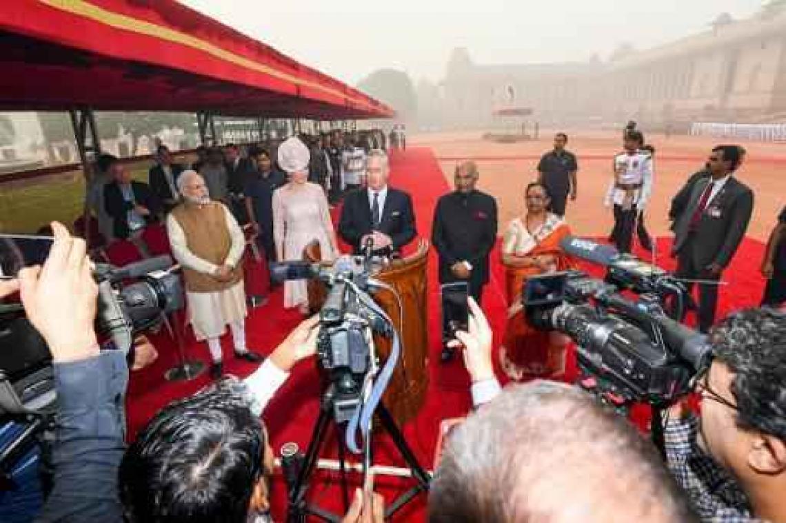 Koning Filip looft de banden tussen België en India