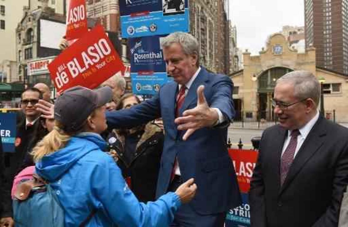 Bill de Blasio herverkozen als burgemeester van New York