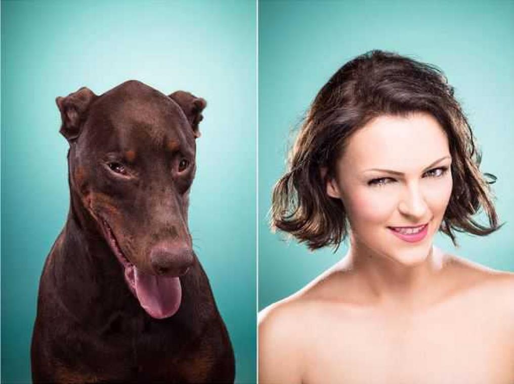 Grappig: baasjes doen hun honden na