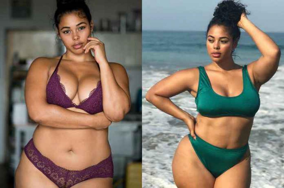 Deze vrouw doet om inspirerende reden Victoria's Secret-foto's na
