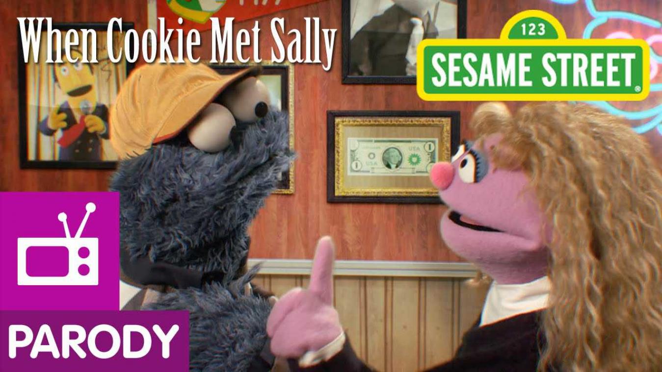 Sesame Street maakt kindvriendelijke parodie op When Harry Met Sally...
