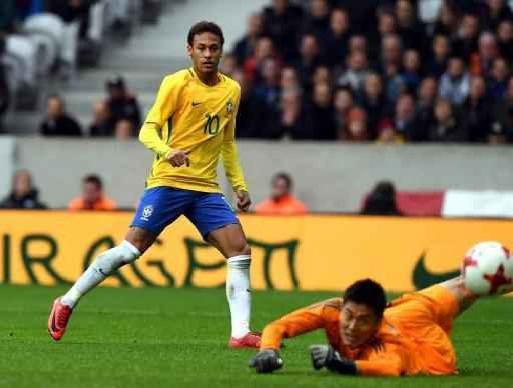 Brazilië, met scorende Neymar, wint in Rijsel van Japan