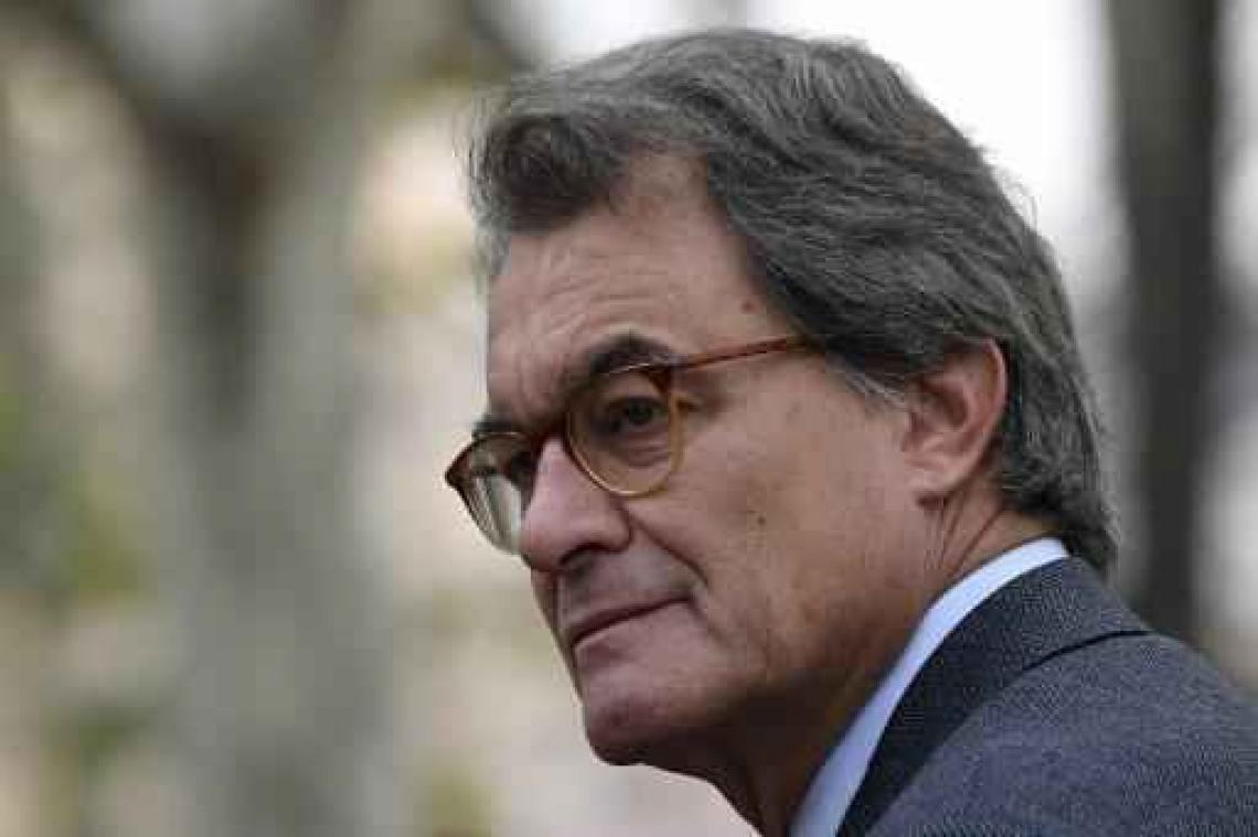 Oud-Catalaans president Artur Mas in Brussel voor ontmoeting met Puigdemont