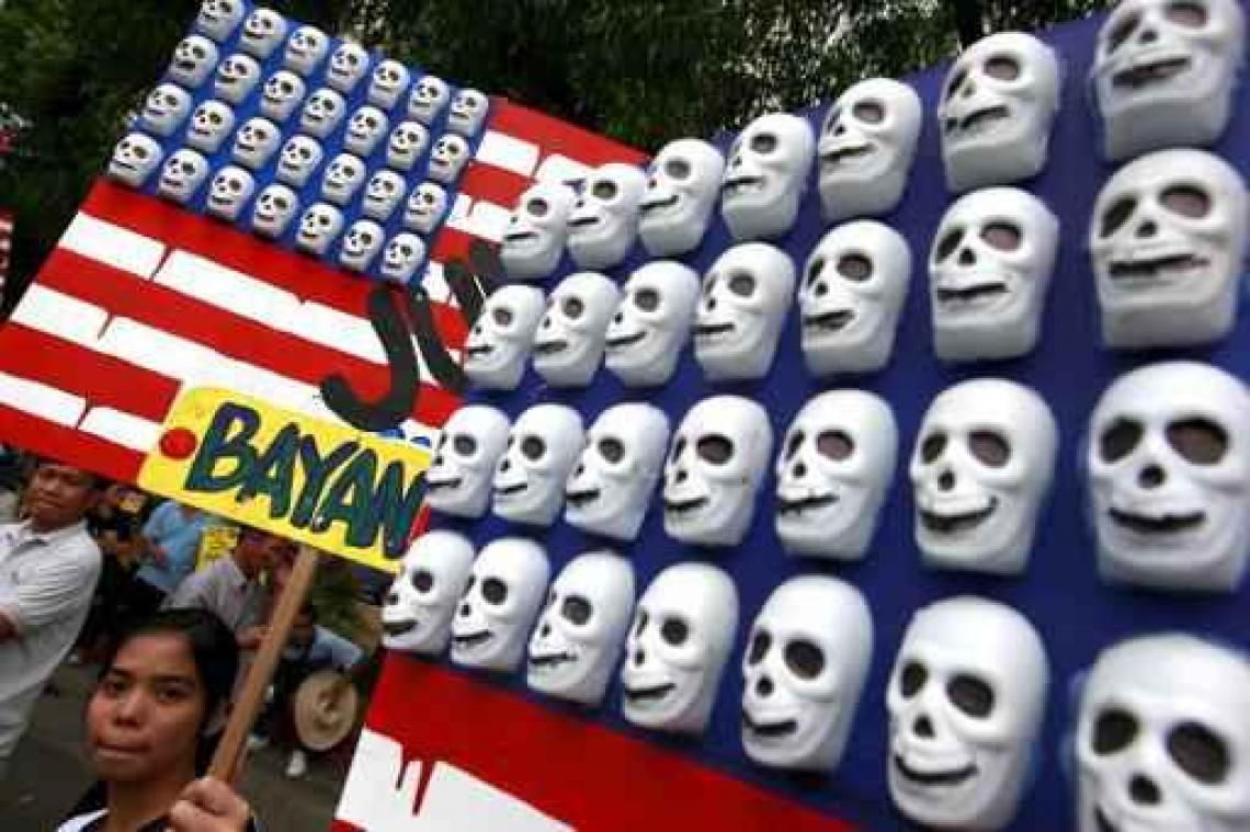 Protesten in Filipijnen voor aankomst van Trump