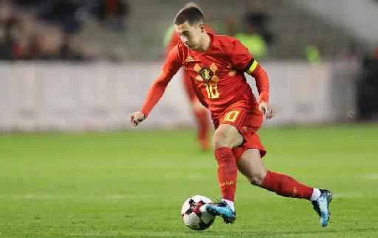 Geen Eden Hazard op training Rode Duivels