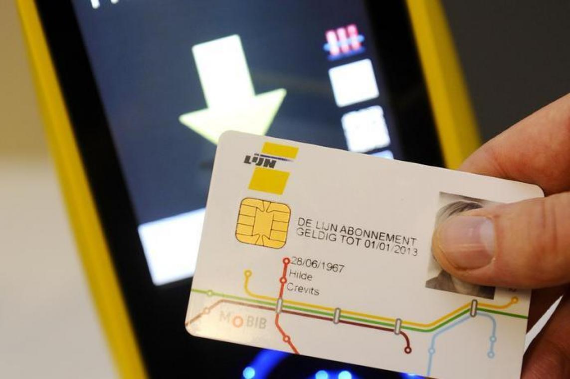 MOBIB-kaart werkt nog niet optimaal bij De Lijn