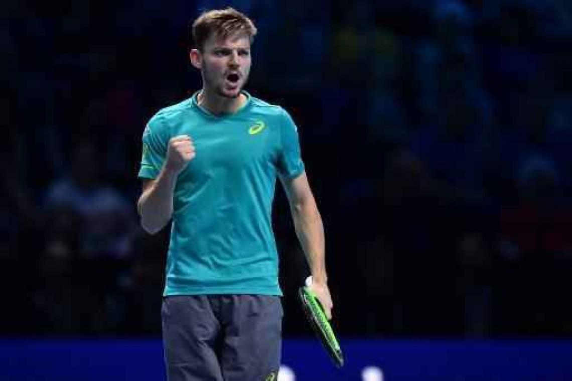 ATP World Tour Finals - David Goffin verslaat 's werelds nummer een Rafael Nadal