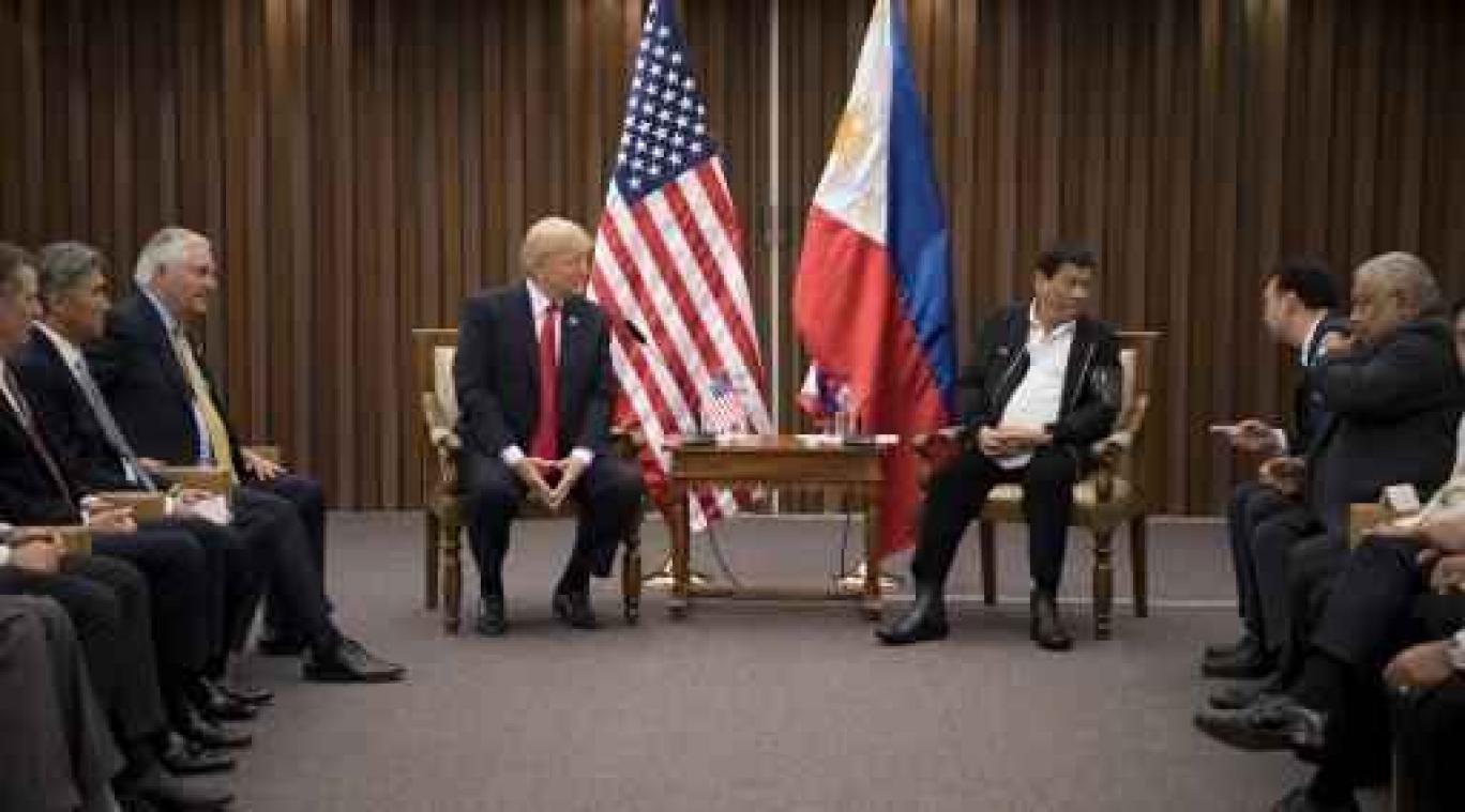 Trump en Duterte beklemtonen belang mensenrechten in gezamenlijke verklaring