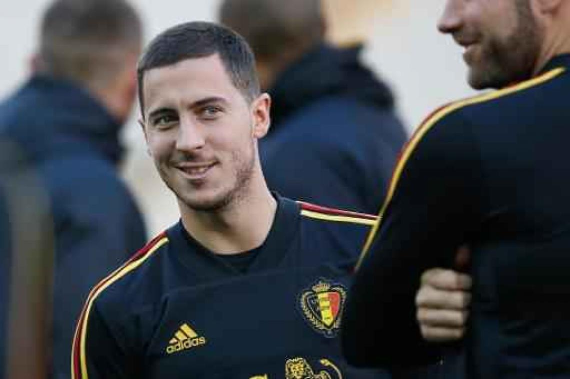 Geen Eden Hazard tegen Japan