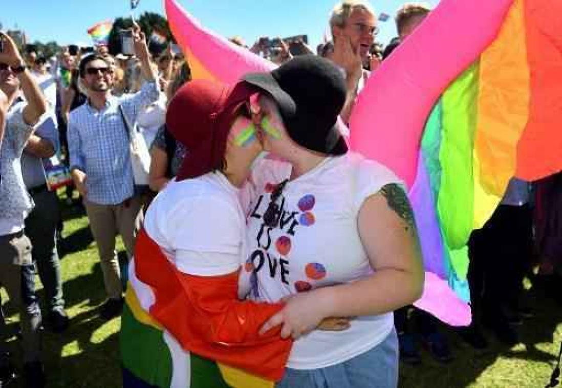 Bijna twee derde van Australiërs voorstander van holebihuwelijk
