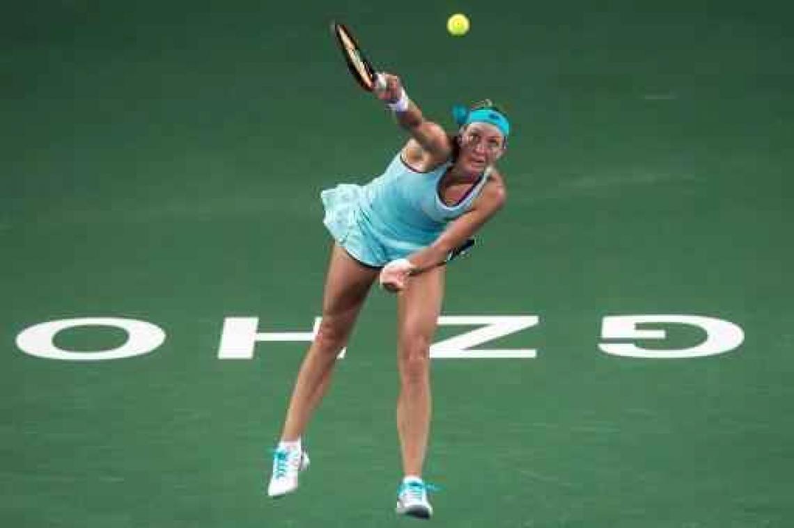 WTA Taipei - Yanina Wickmayer plaatst zich voor kwartfinales in dubbelspel