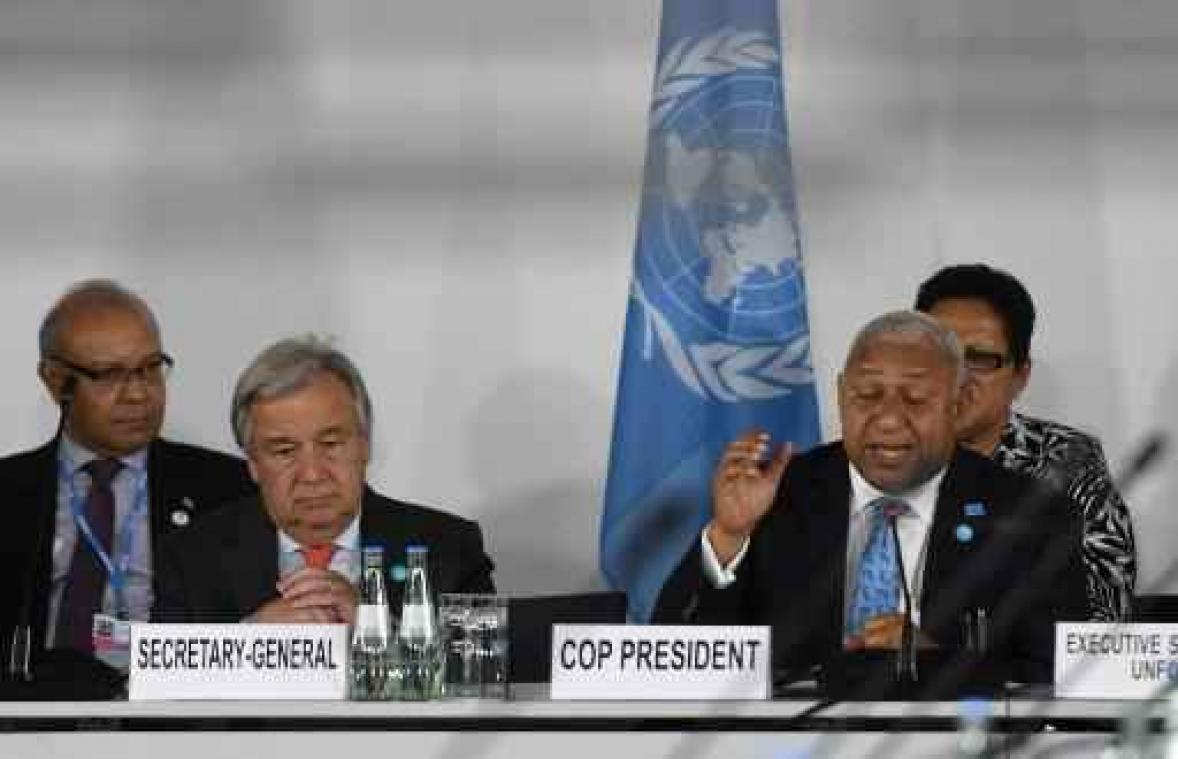 COP23 - "Aarde stevent af op opwarming met 3,4 graden"
