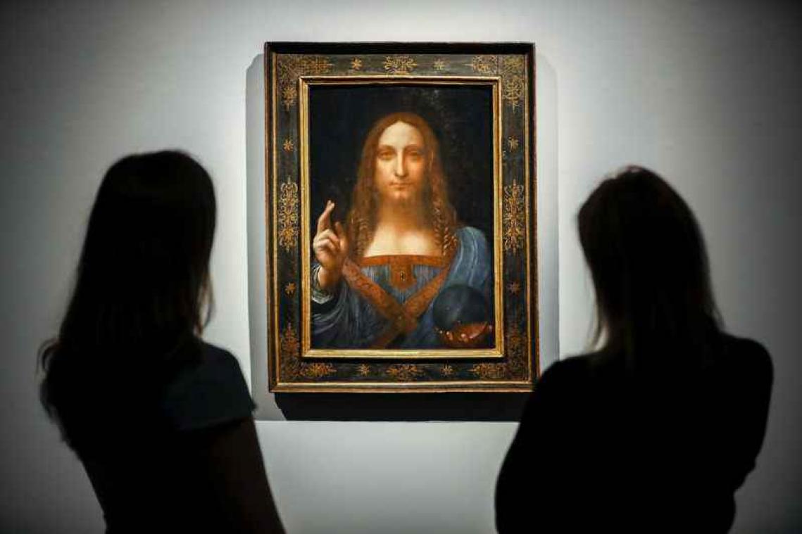 Schilderij van Da Vinci verkocht voor recordbedrag van 450 miljoen dollar