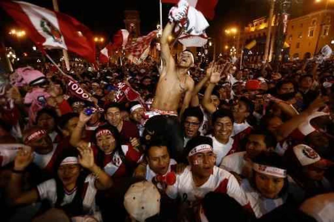 Kwal. WK 2018 - Peru pakt laatste ticket voor wereldbeker in Rusland
