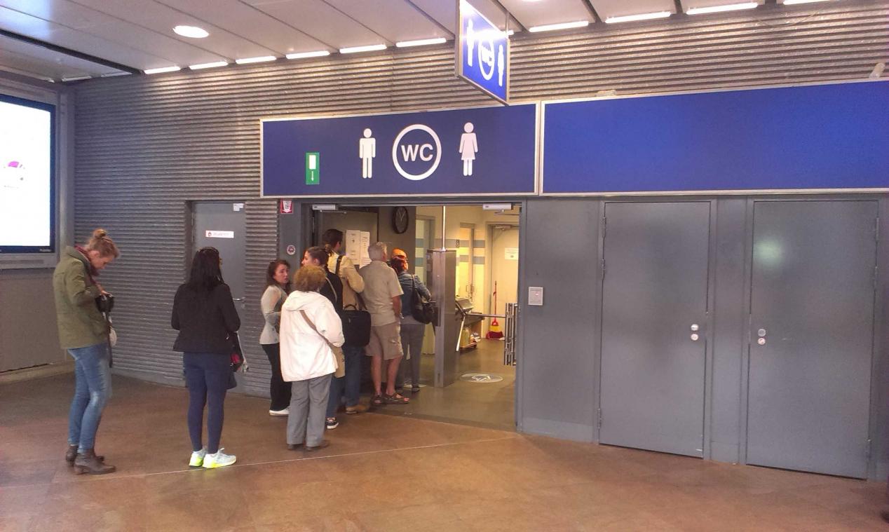 Toiletten in treinstations worden overrompeld