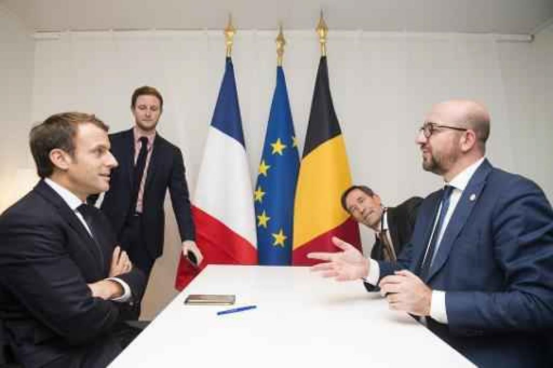 Michel en Macron spreken elkaar onder vier ogen in Göteborg