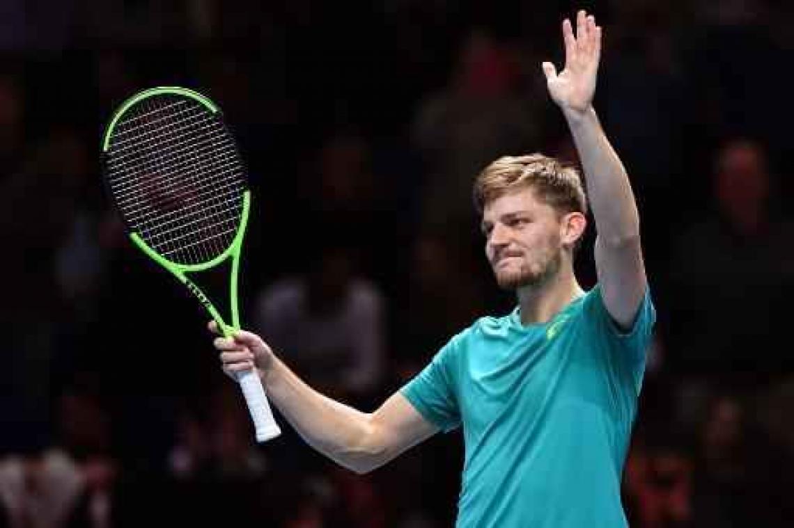 ATP World Tour Finals - David Goffin gaat "iets anders" proberen om Roger Federer te verslaan