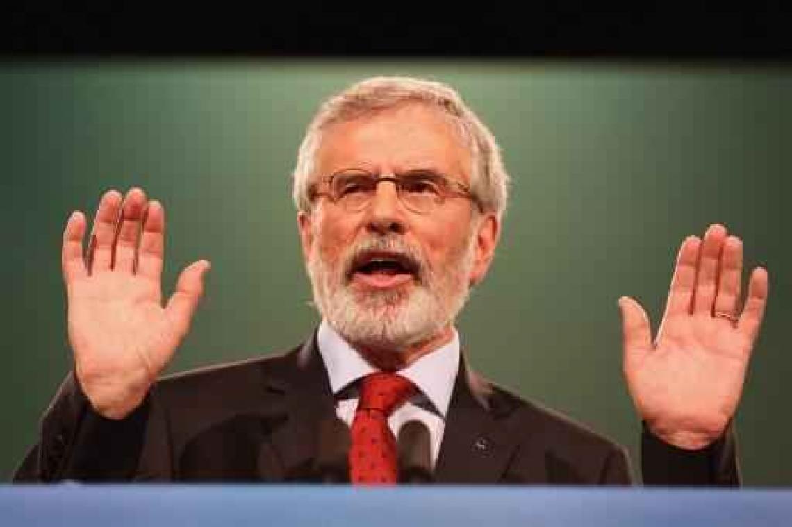 Gerry Adams treedt in 2018 terug als leider van Sinn Féin