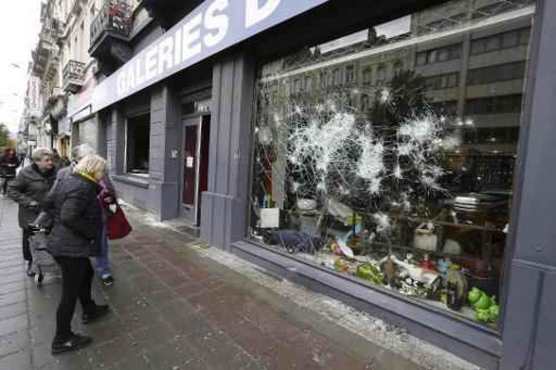 Negen verdachten Brusselse rellen opgepakt, 10 andere geïdentificeerd maar nog niet opgepakt