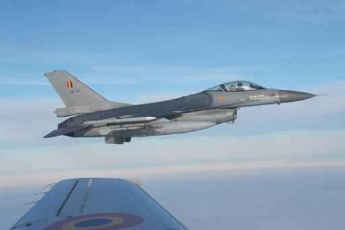 Al 16 interventies Belgische F-16's in Estland voor Russische vliegtuigen