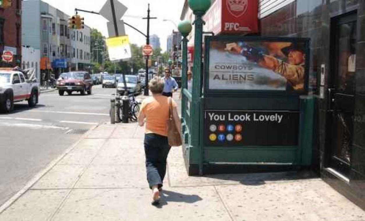 Complimentjes veroveren de New Yorkse metrostations