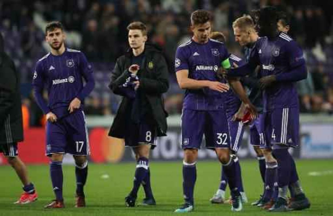 Champions League - Anderlecht op rand van Europese uitschakeling na vijfde nederlaag op rij