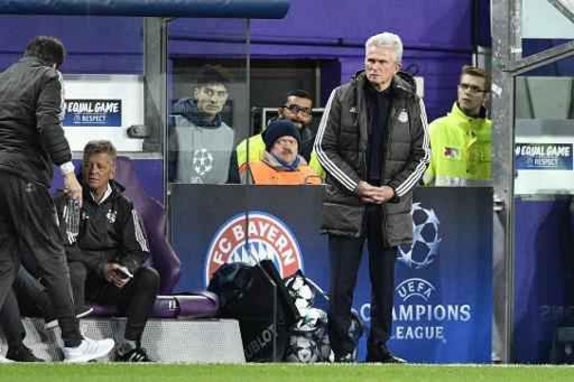 Champions League - Heynckes feliciteert Anderlecht met ingesteldheid