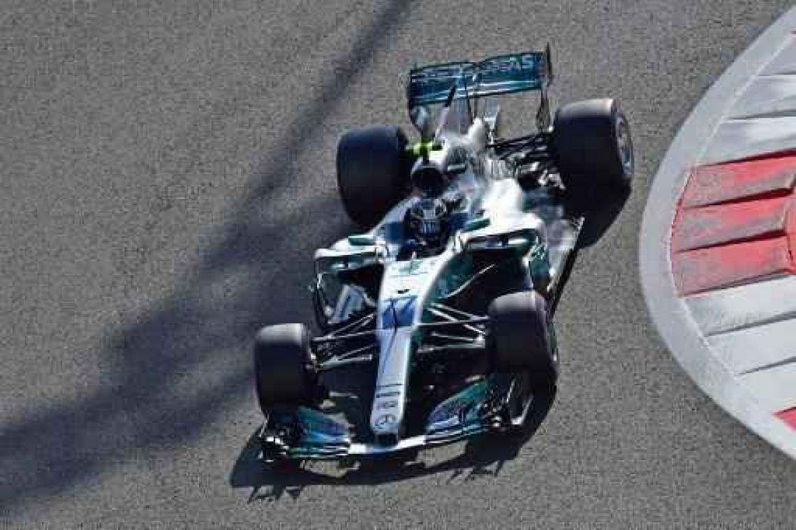 Bottas pakt de pole in GP F1 van Abu Dhabi