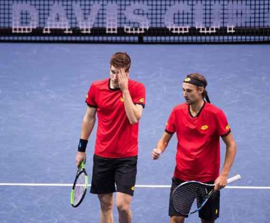 Davis Cup - Bemelmans en De Loore moeten hun wonden likken na zure nederlaag in dubbelspel
