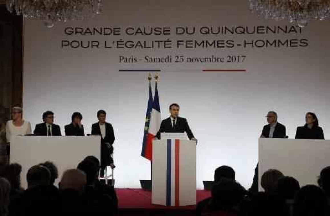 Franse president gaat strijd aan tegen ongelijkheid tussen mannen en vrouwen