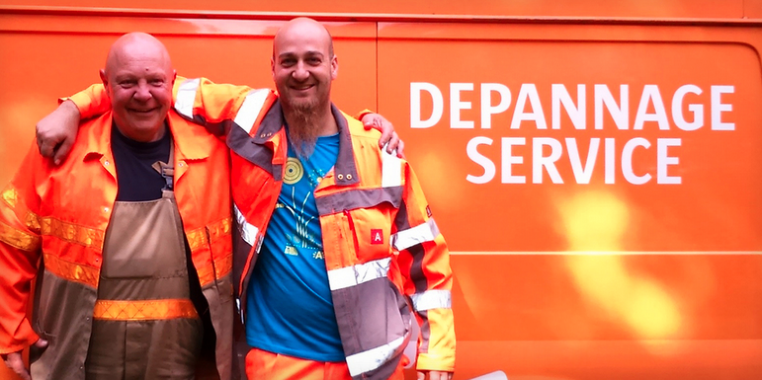 Op stap met de depannagedienst van de stad