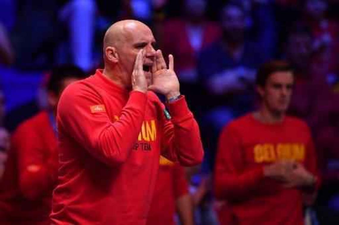 Davis Cup - Van Herck: "Ontgoocheling is enorm, maar iedereen heeft gedaan wat hij kon"