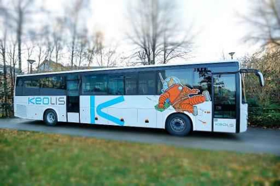 Keolis sluit partnerschap met Hergé Museum en kondigt 20 Kuifje-bussen aan