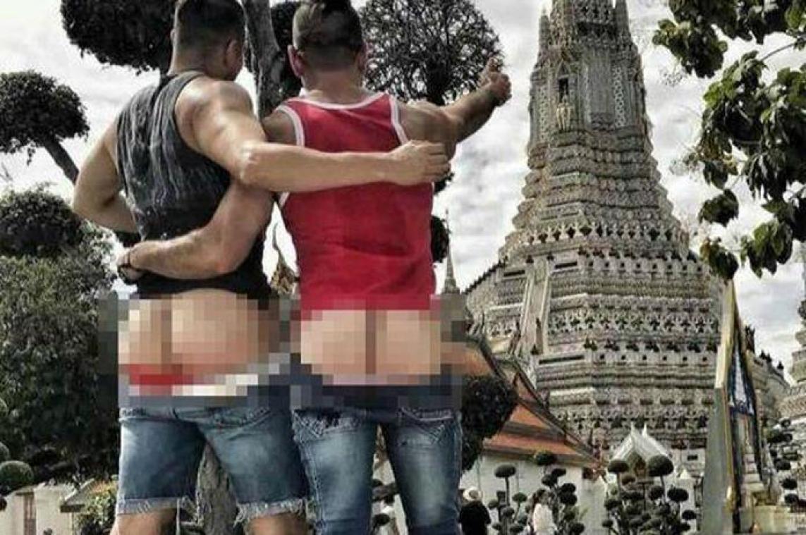 Amerikanen met de billen bloot opgepakt in Thailand